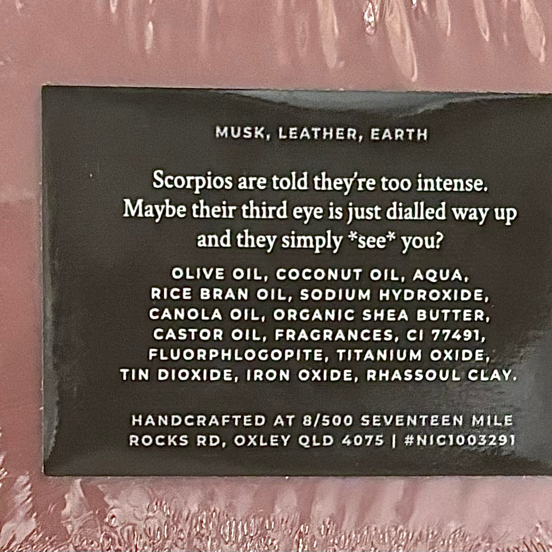 Zodiac Soap